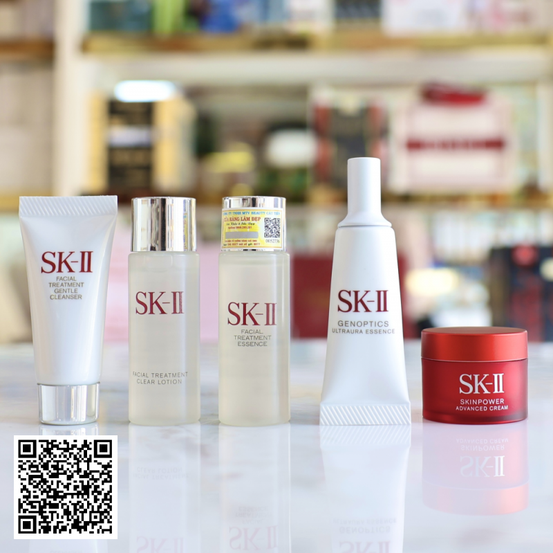 Bộ Dưỡng Trắng, Chống Lão Hóa SK-II Size Mini 5 Sản Phẩm