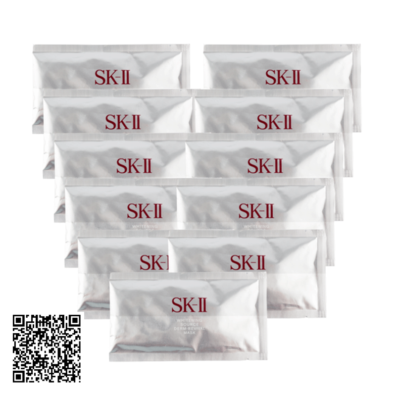 [Combo Mua 10 Tặng 1] Combo 10 Mặt Nạ Trắng Da SK-II Whitening Source Derm Revival Nhật Bản 