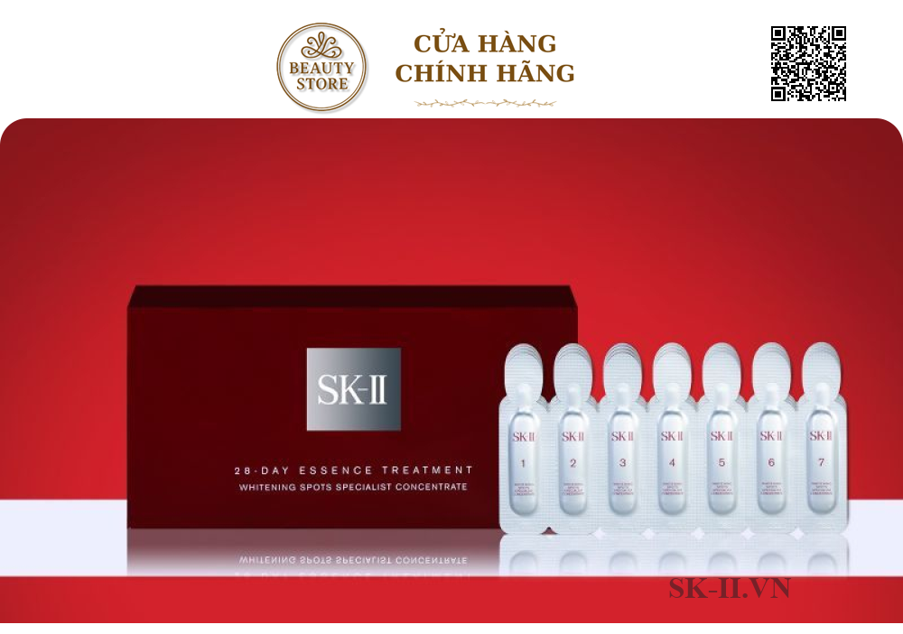 Bộ Mờ Nám 28 ngày SK-II Whitening Spots Specialist Concentrate (Hộp 28 tuýp x 0.5ml)