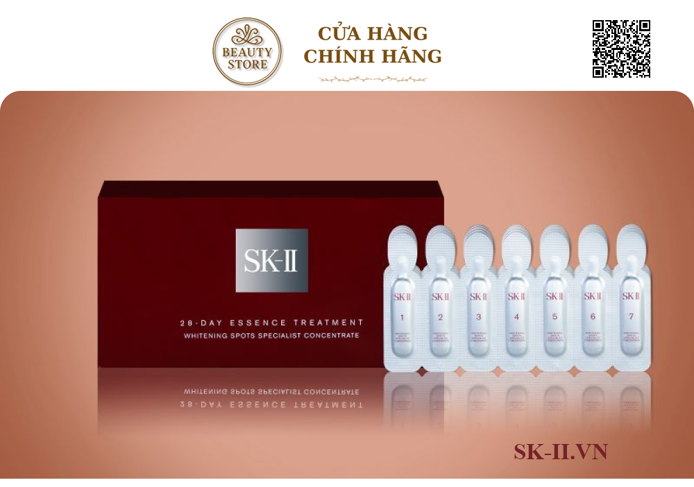Bộ Mờ Nám 28 ngày SK-II Whitening Spots Specialist Concentrate (Hộp 28 tuýp x 0.5ml)